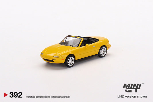 Mini GT 1:64 Mazda Miata MX-5 (NA) (Sunburst Yellow) - MGT00392-MJ