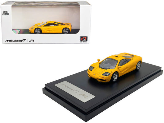 LCD Models 1:64 Scale McLaren F1 Yellow - LCD64025-YE