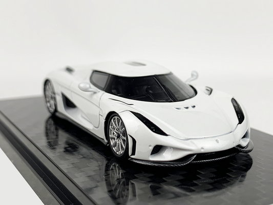 FrontiArt Models 1:64 Scale Koenigsegg Regera - Pearl White (Resin)